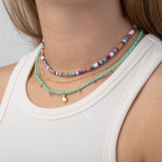 Collar Ganda Agata Verde