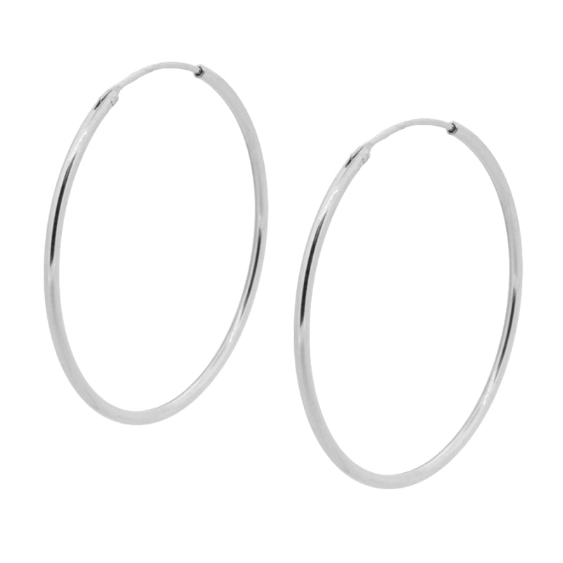 Aro de Plata de primera Ley 45x1,5mm Nakurushop