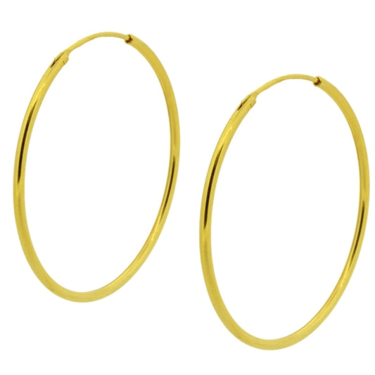 Aro de Plata Bañada en oro, Nakurushop
50x1,5mm