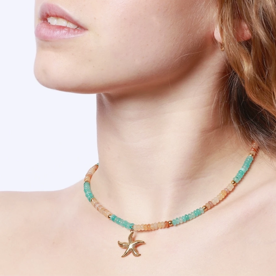 Collar Estrella Ágata