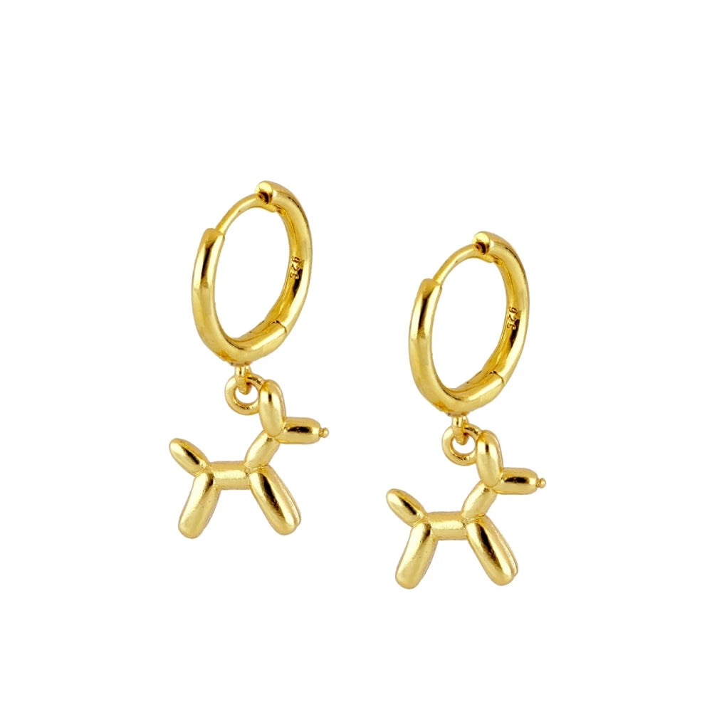 Pendientes Perro Globo