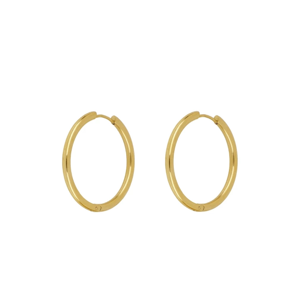 Pendientes Aretes Aro Acero