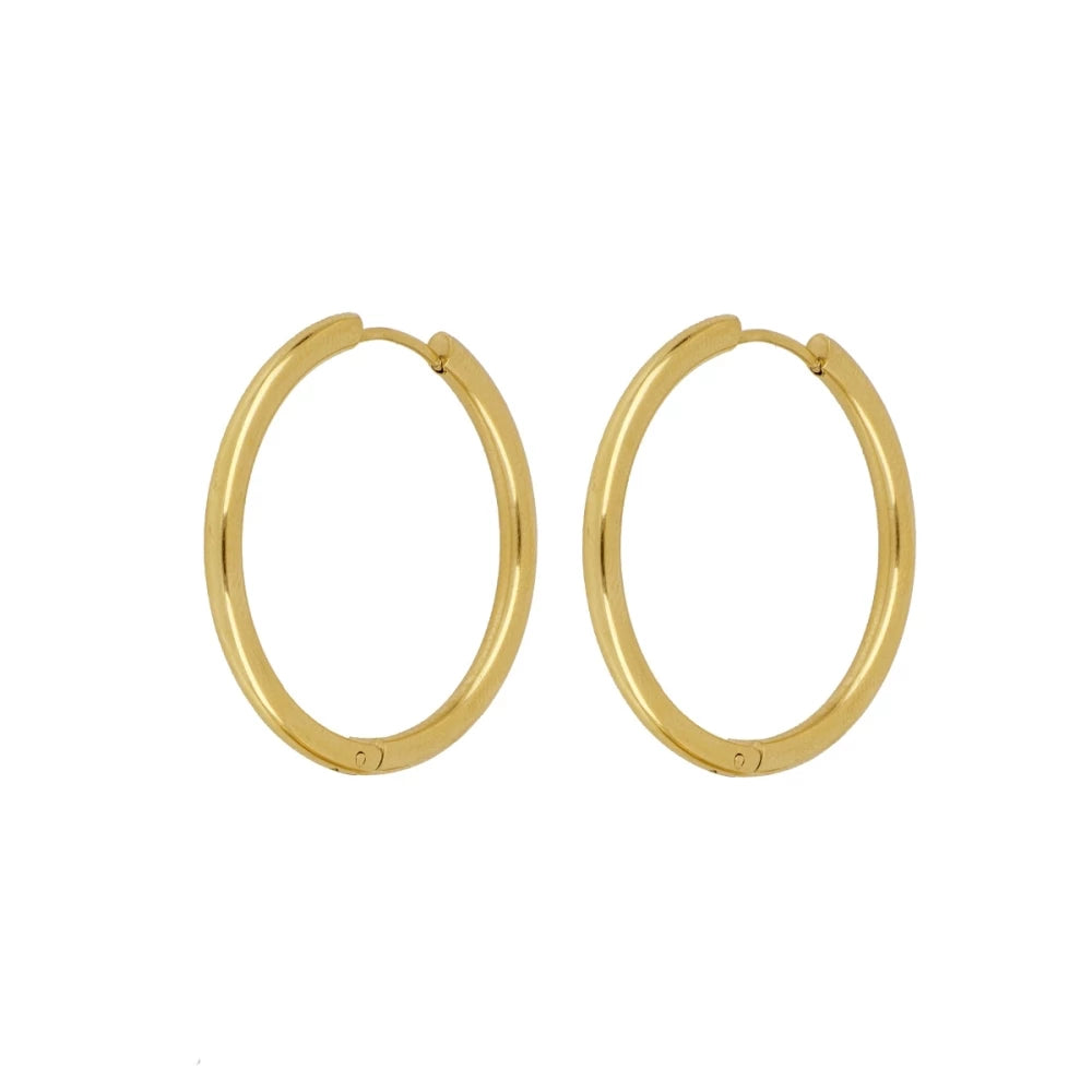 Pendientes Aretes Aro Acero