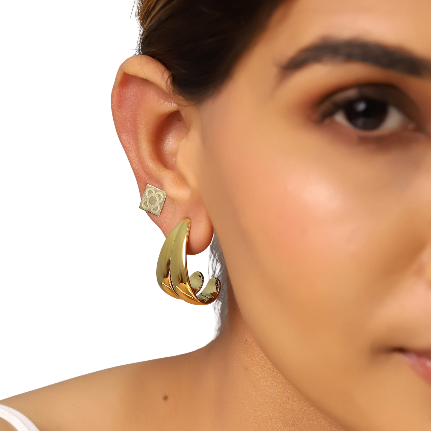 Pendientes Moet Acero