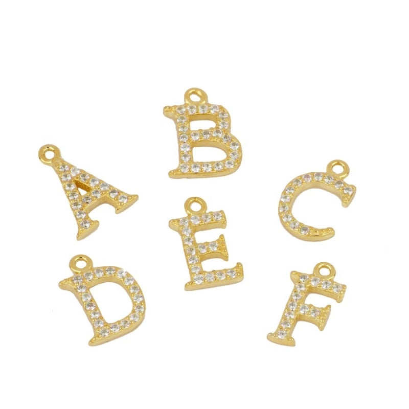 Charm Bimi Letra Inicial Circonita