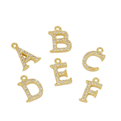 Charm Bimi Letra Inicial Circonita