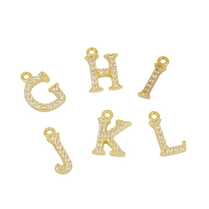 Charm Bimi Letra Inicial Circonita