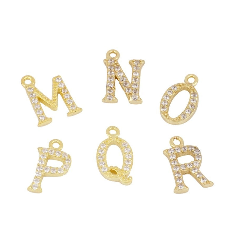 Charm Bimi Letra Inicial Circonita
