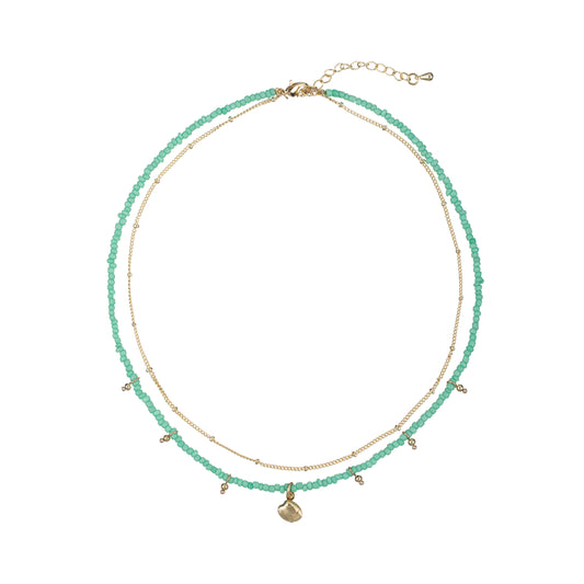 Collar Ganda Agata Verde