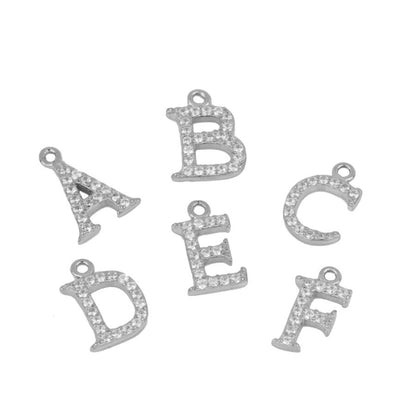 Charm Bimi Letra Inicial Circonita
