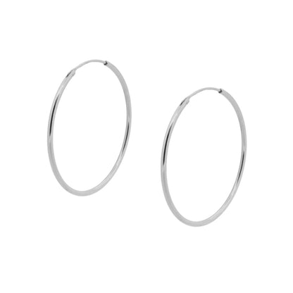 Aro de Plata de primera Ley 30x2mm Nakurushop