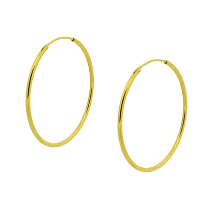 Aro de Plata Bañada en oro, Nakurushop
35x2mm