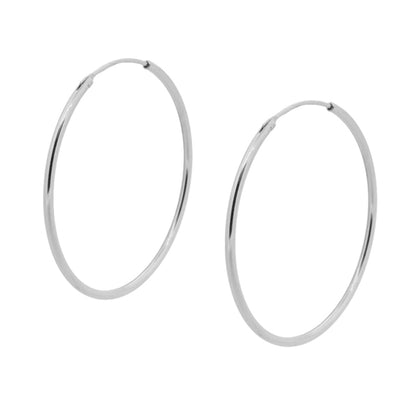 Aro de Plata de primera Ley 40x2mm Nakurushop