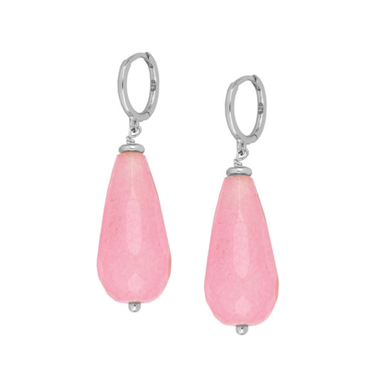 PENDIENTES AGAAT ROSA