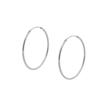 Aro de Plata de primera Ley 30x1,2mm Nakurushop