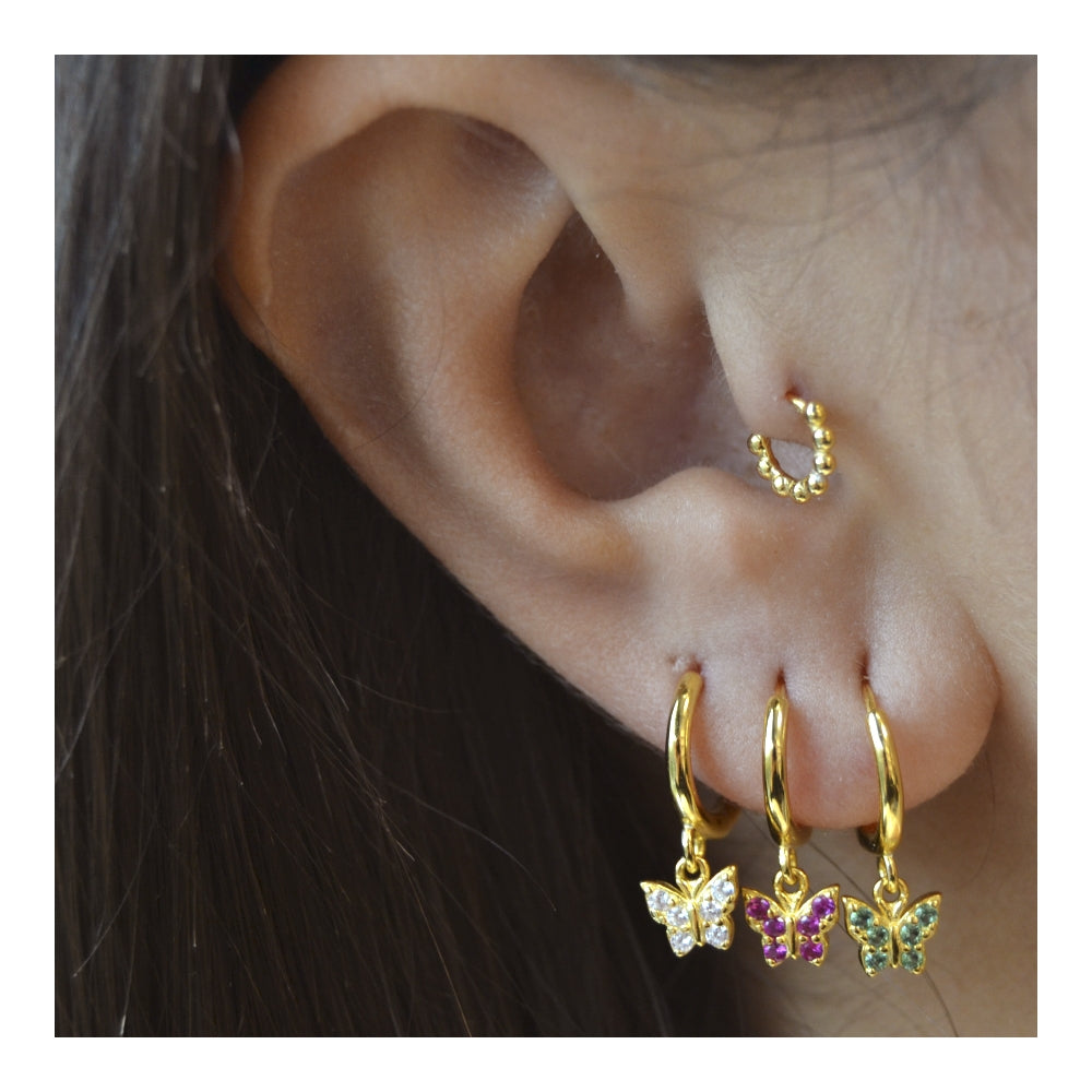 PENDIENTES LAPPER BLANCA