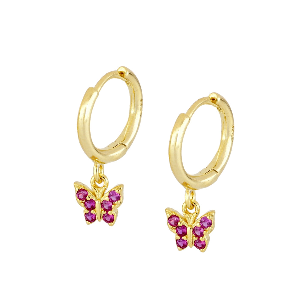 PENDIENTES LAPPER FUCSIA