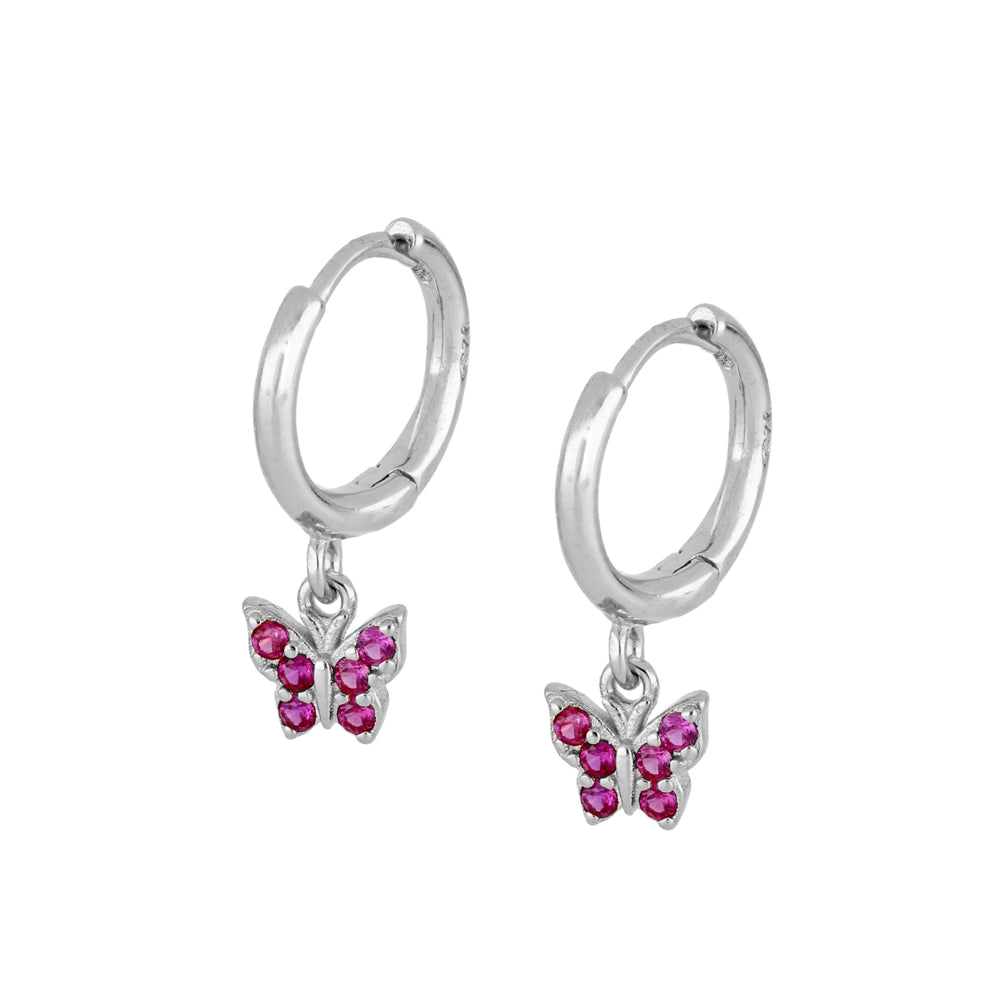 PENDIENTES LAPPER FUCSIA