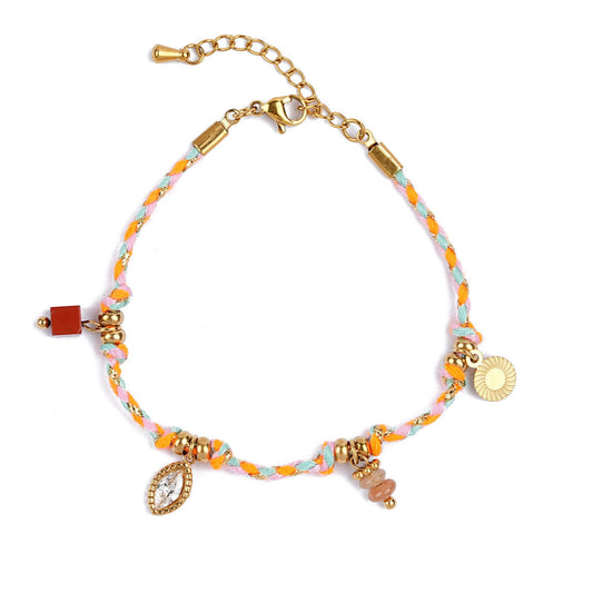 Pulsera Hilo Ranji Acero