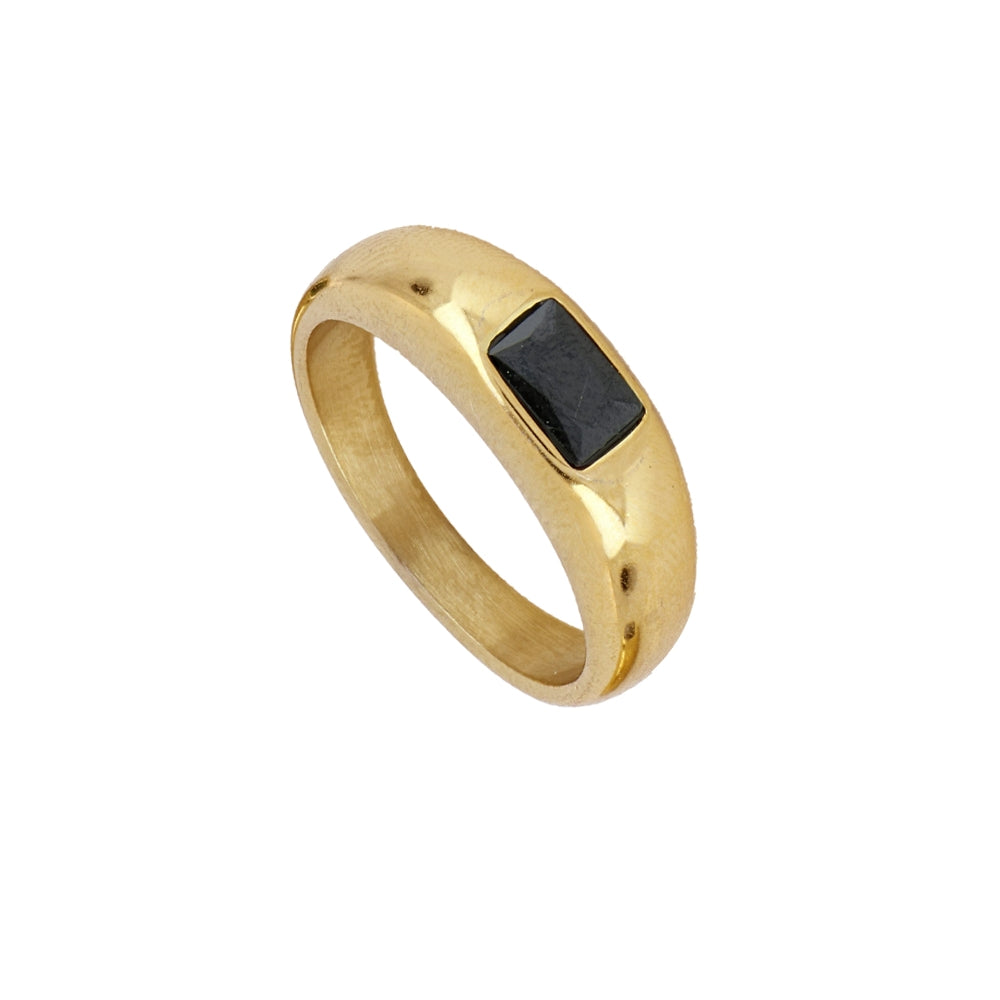 ANILLO GROEN BLACK ACERO