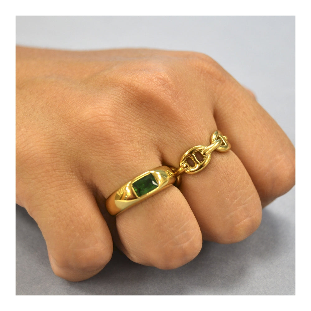 ANILLO GROEN GREEN ACERO