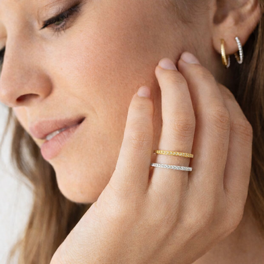 Anillo Lube Circonitas Blancas