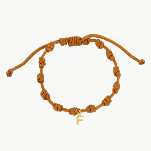 Pulsera Camel Nudos Iniciales