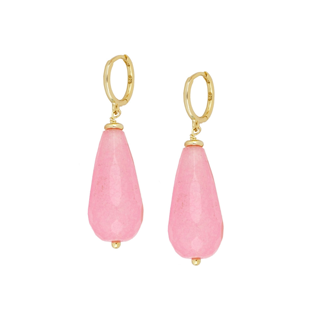 PENDIENTES AGAAT ROSA