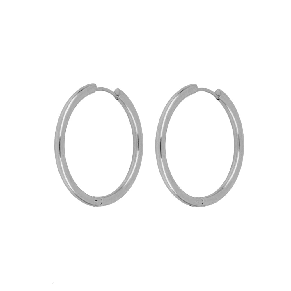 Pendientes Aretes Aro Acero
